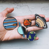 Jupiter Enamel Pin