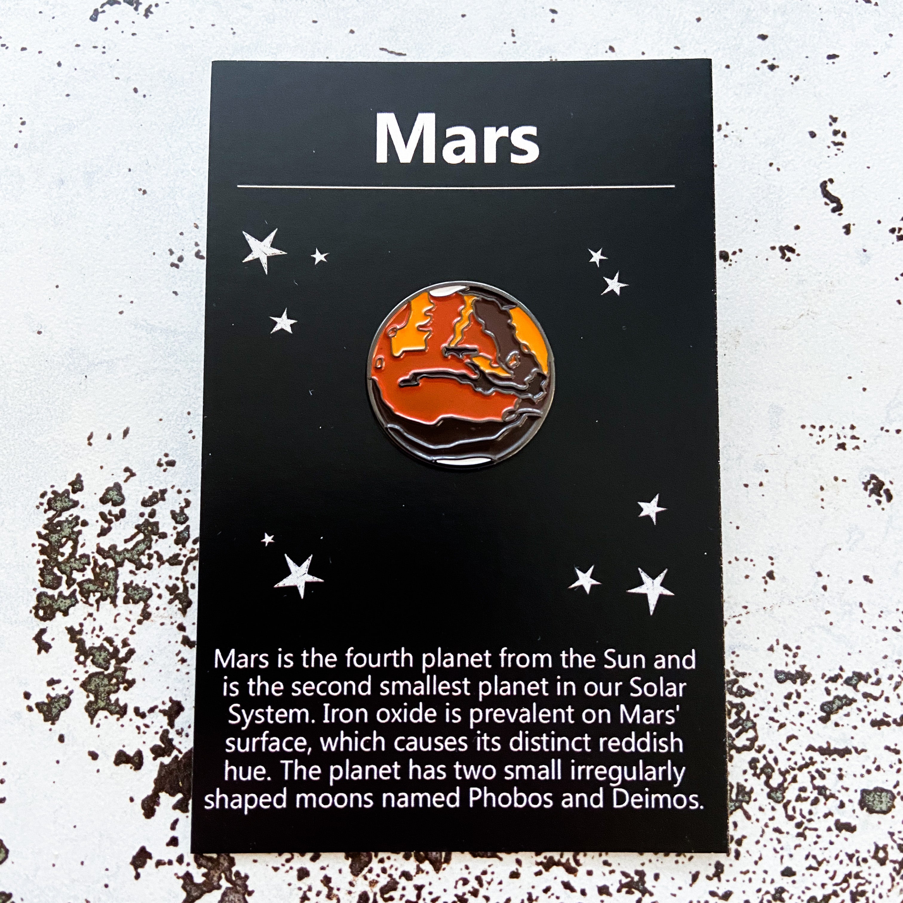 Mars Enamel Pin