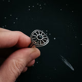 Midnight Sun Ring with Black Opal