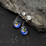 Earth and Moon Ear Jacket Earrings