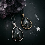 JWST Deep Field Drops in Cosmic Ocean Teardrop Necklace
