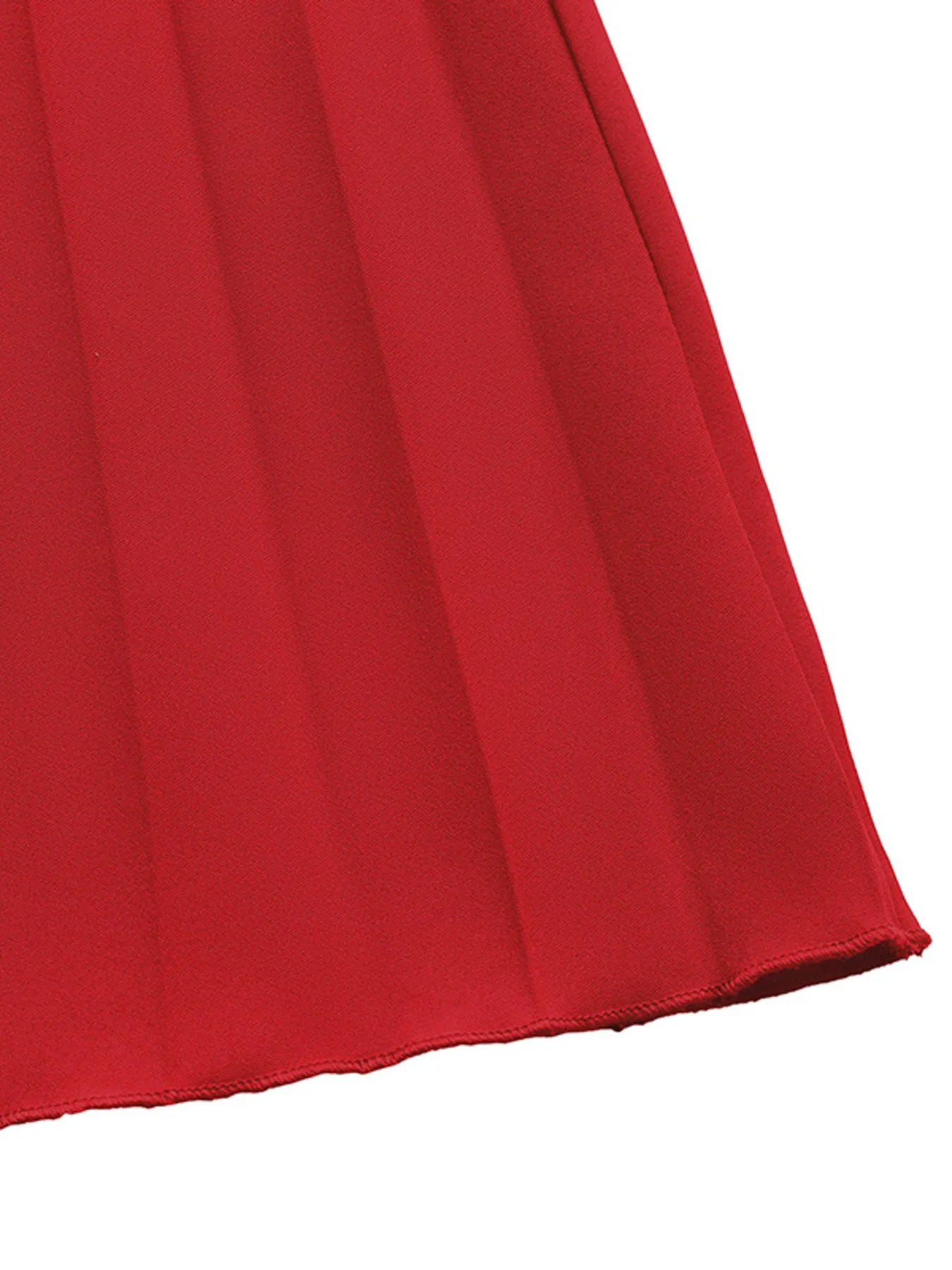 Close-up of a red fabric texture on a white background