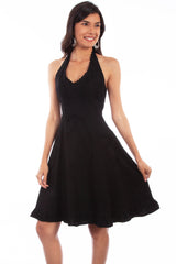 HALTER DRESS PERUVIAN COTTON