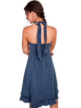 HALTER DRESS PERUVIAN COTTON