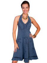 HALTER DRESS PERUVIAN COTTON