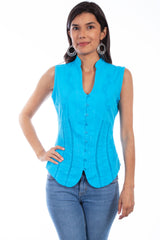 SLEEVELESS BLOUSE PERUVIAN COTTON