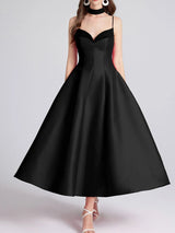 Black dress on a white background