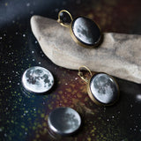 Interchangeable Moon Phase Earrings
