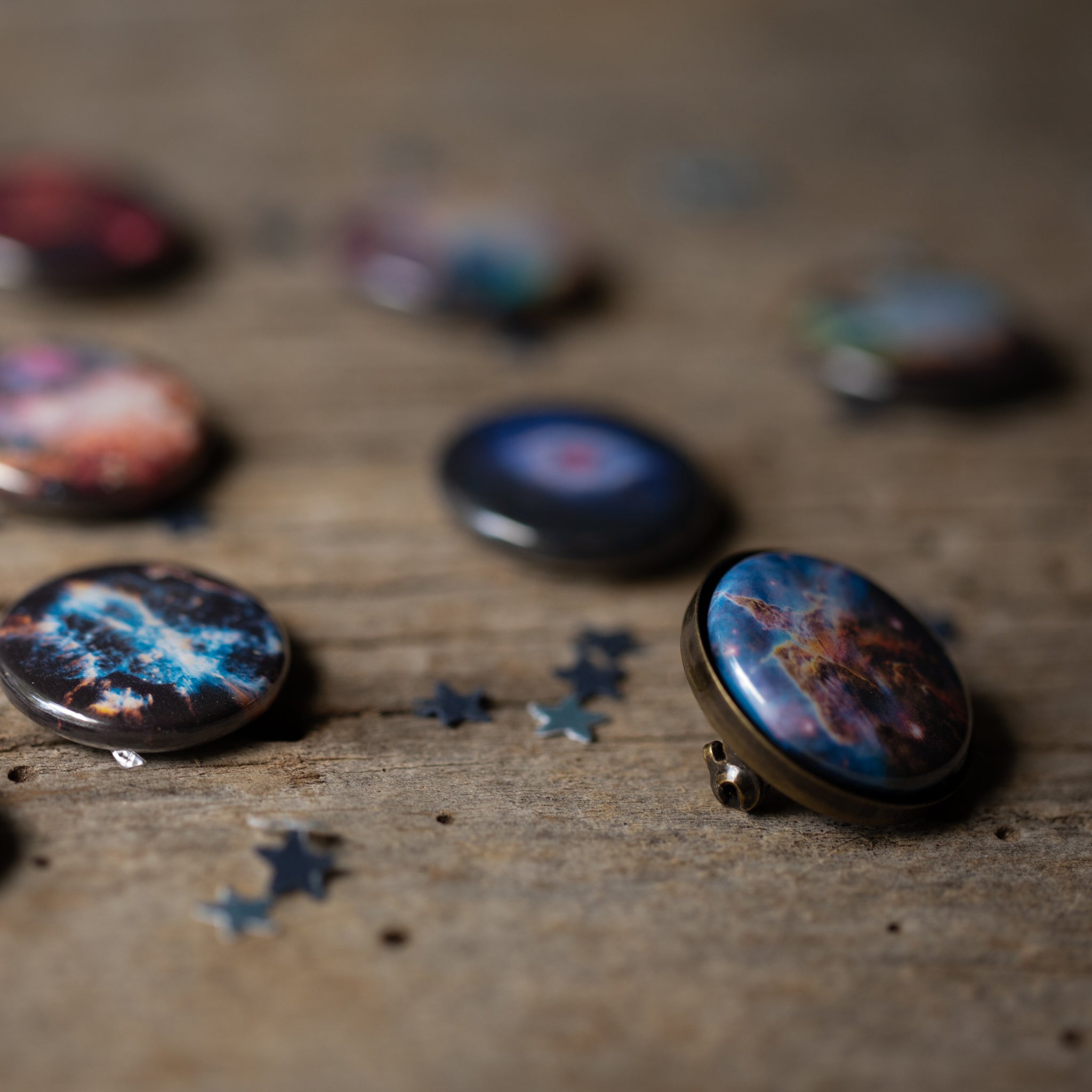 Interchangeable Nebula Lapel Pin