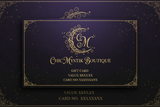 Gift Card with Chic Mystik Boutique name and logo