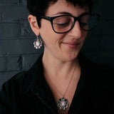 Moon Phase Halo Jewelry Set